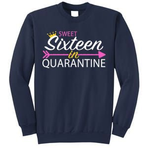 Sweet Sixteen In Quarantine Crown Arrow Sweatshirt