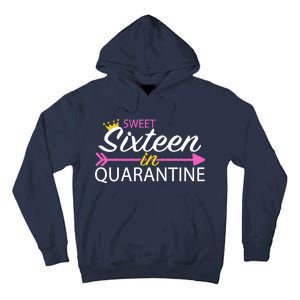 Sweet Sixteen In Quarantine Crown Arrow Tall Hoodie