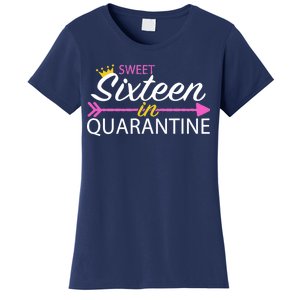 Sweet Sixteen In Quarantine Crown Arrow Women's T-Shirt