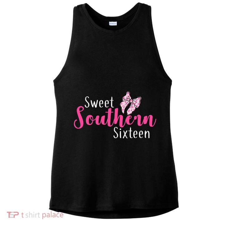 Sweet Southern Sixteen Ladies PosiCharge Tri-Blend Wicking Tank