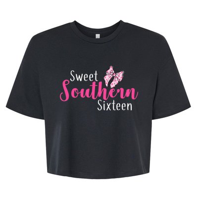 Sweet Southern Sixteen Bella+Canvas Jersey Crop Tee