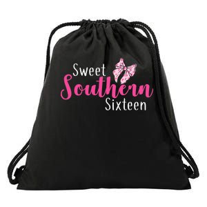 Sweet Southern Sixteen Drawstring Bag