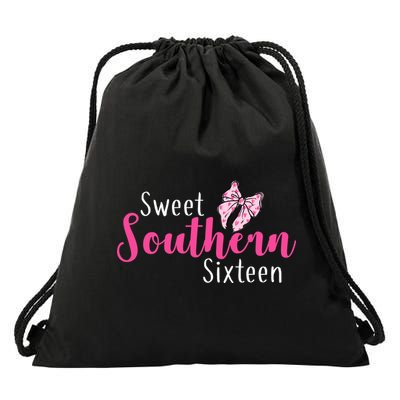 Sweet Southern Sixteen Drawstring Bag
