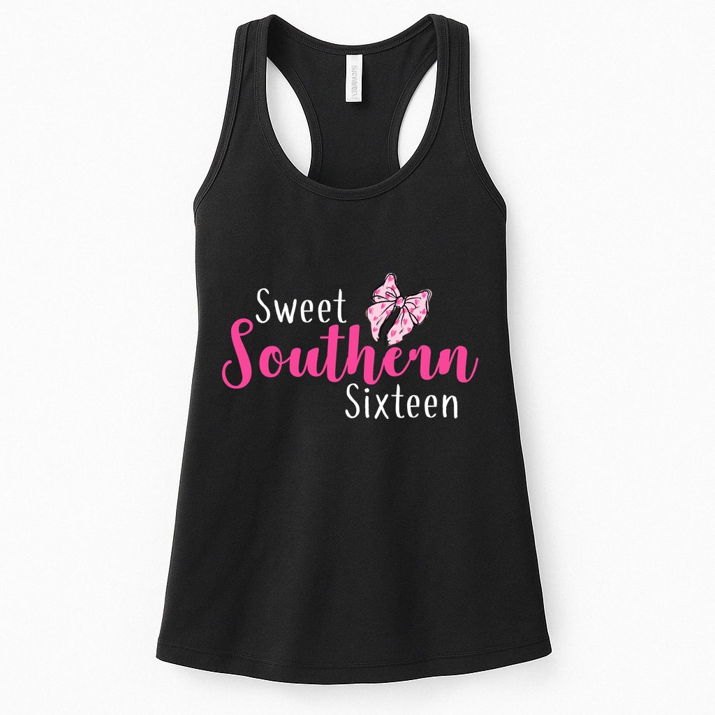 Sweet Southern Sixteen Womens Tank Top