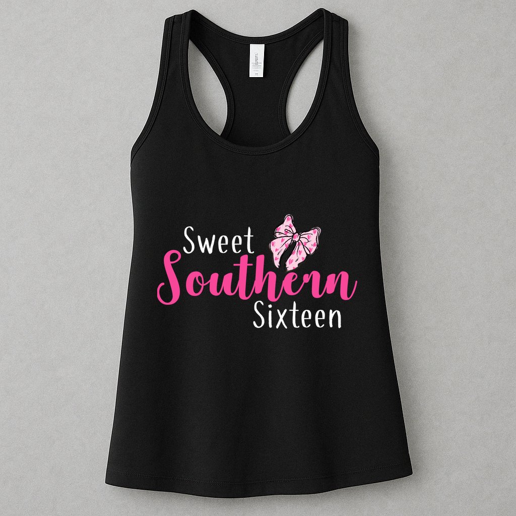 Sweet Southern Sixteen Womens Tank Top