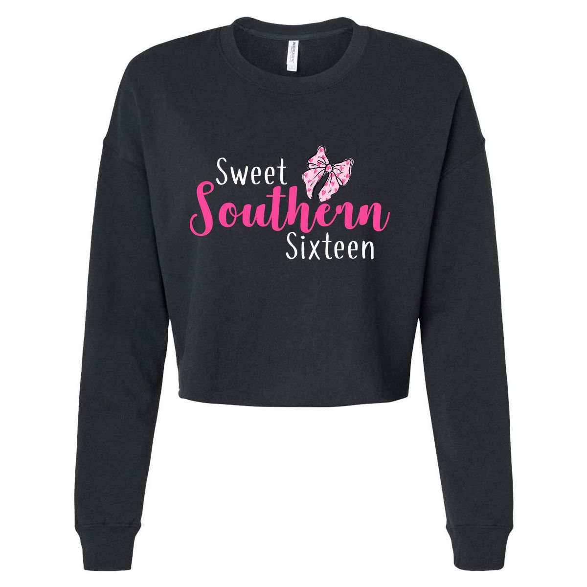 Sweet Southern Sixteen Cropped Pullover Crew