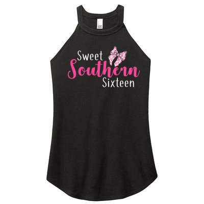 Sweet Southern Sixteen Women’s Perfect Tri Rocker Tank