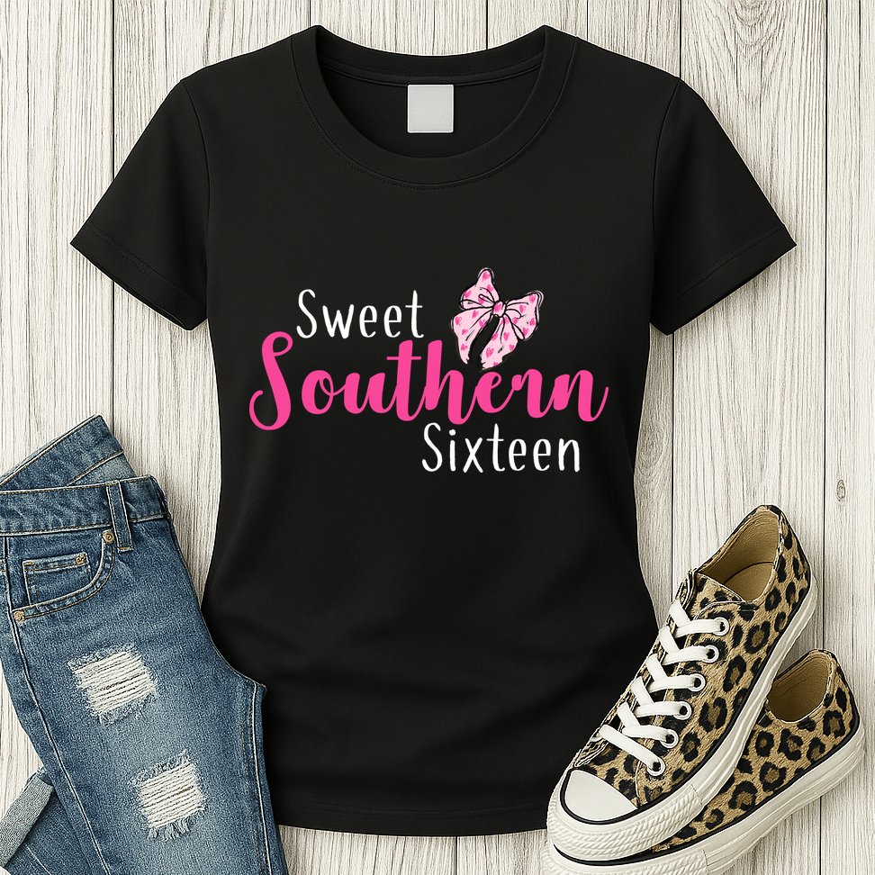 Sweet Southern Sixteen Womens T-Shirt