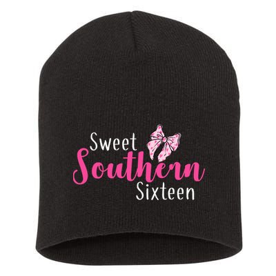 Sweet Southern Sixteen Short Acrylic Beanie