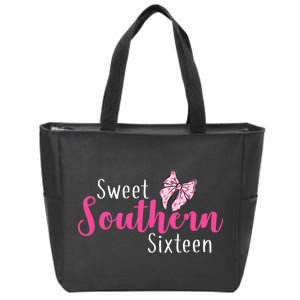 Sweet Southern Sixteen Zip Tote Bag