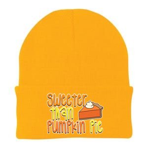 Sweeter Than Pumpkin Pie Knit Cap Winter Beanie