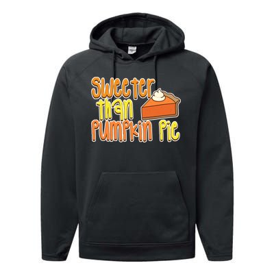 Sweeter Than Pumpkin Pie Performance Fleece Hoodie