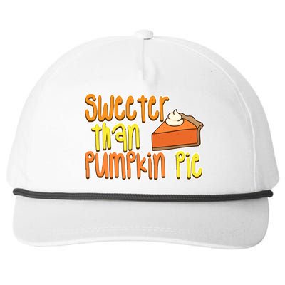 Sweeter Than Pumpkin Pie Snapback Five-Panel Rope Hat