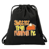 Sweeter Than Pumpkin Pie Drawstring Bag