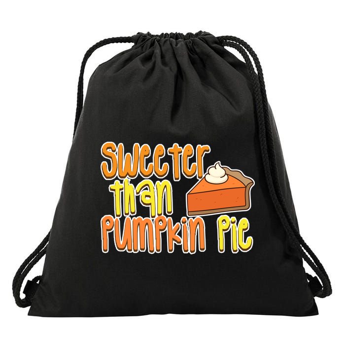 Sweeter Than Pumpkin Pie Drawstring Bag