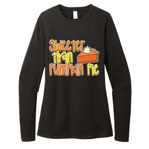 Sweeter Than Pumpkin Pie Womens CVC Long Sleeve Shirt