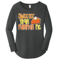 Sweeter Than Pumpkin Pie Women's Perfect Tri Tunic Long Sleeve Shirt