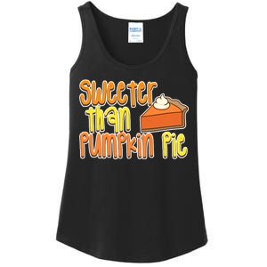 Sweeter Than Pumpkin Pie Ladies Essential Tank