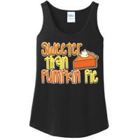 Sweeter Than Pumpkin Pie Ladies Essential Tank