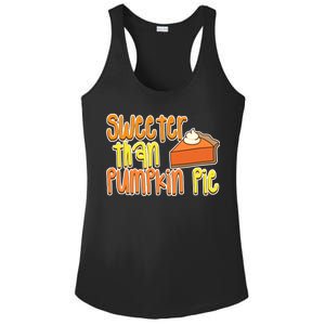 Sweeter Than Pumpkin Pie Ladies PosiCharge Competitor Racerback Tank