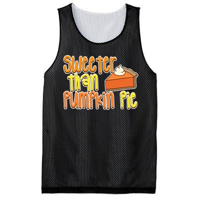 Sweeter Than Pumpkin Pie Mesh Reversible Basketball Jersey Tank