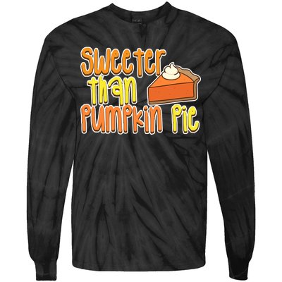 Sweeter Than Pumpkin Pie Tie-Dye Long Sleeve Shirt