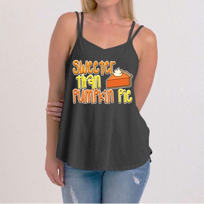 Sweeter Than Pumpkin Pie Women's Strappy Tank