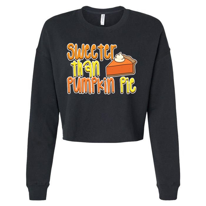 Sweeter Than Pumpkin Pie Cropped Pullover Crew