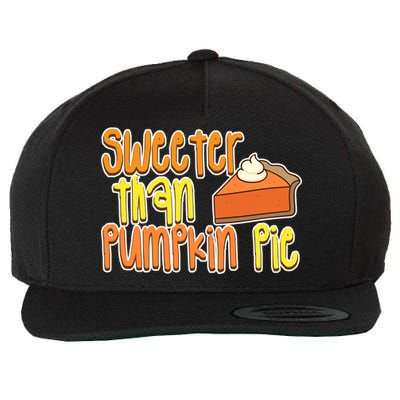 Sweeter Than Pumpkin Pie Wool Snapback Cap