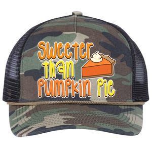 Sweeter Than Pumpkin Pie Retro Rope Trucker Hat Cap