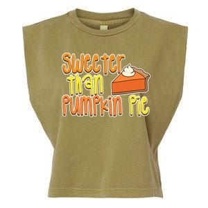 Sweeter Than Pumpkin Pie Garment-Dyed Women's Muscle Tee