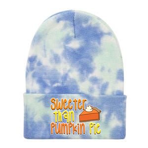 Sweeter Than Pumpkin Pie Tie Dye 12in Knit Beanie