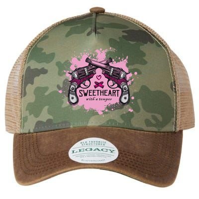 Sweetheart With A Temper Legacy Tie Dye Trucker Hat