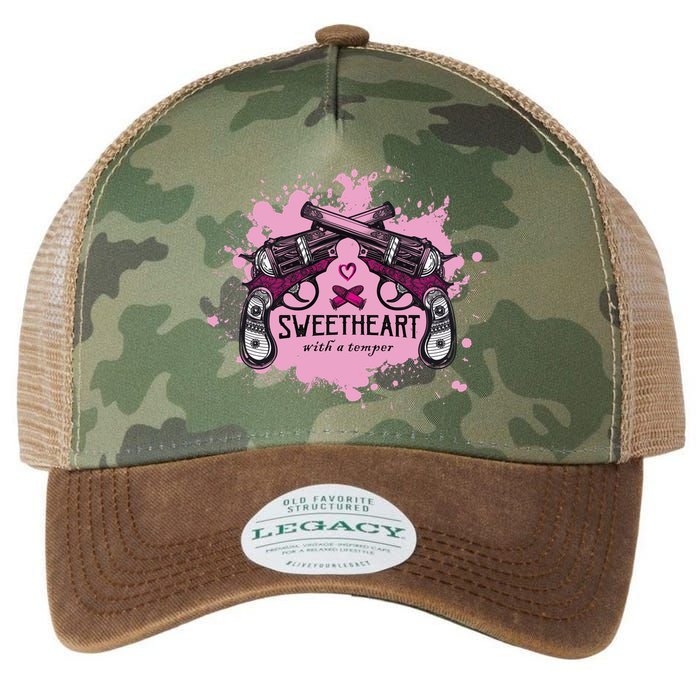 Sweetheart With A Temper Legacy Tie Dye Trucker Hat