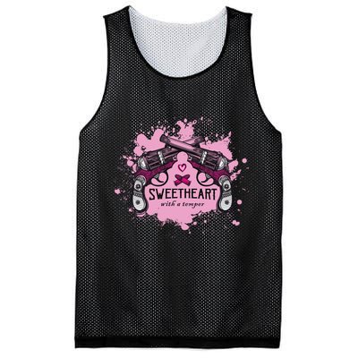 Sweetheart With A Temper Mesh Reversible Basketball Jersey Tank