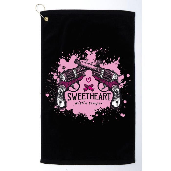 Sweetheart With A Temper Golf Towel