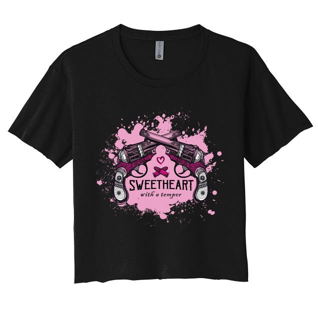 Sweetheart With A Temper Crop Top
