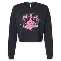 Sweetheart With A Temper Cropped Pullover Crew