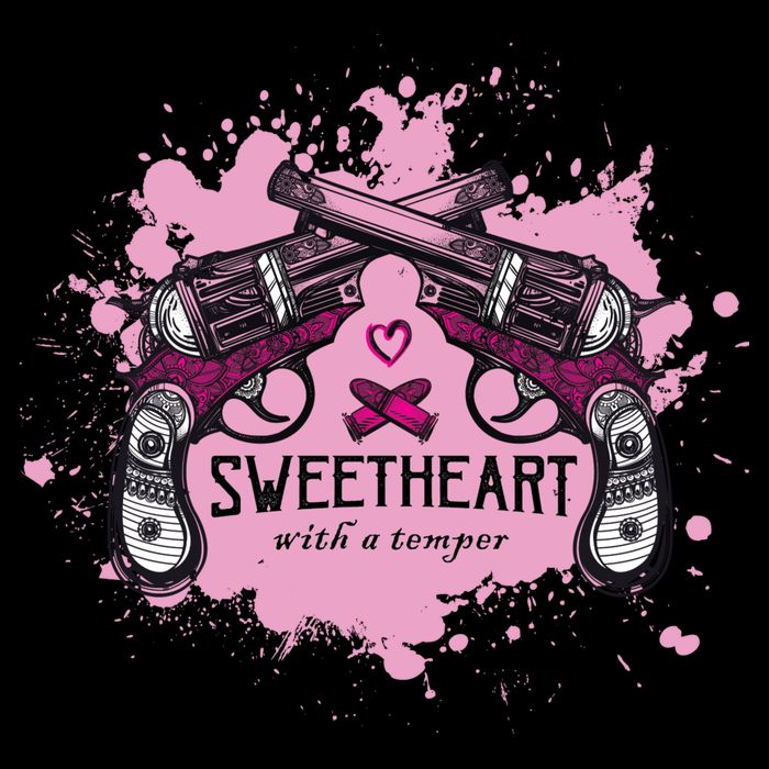 Sweetheart With A Temper Cropped Pullover Crew