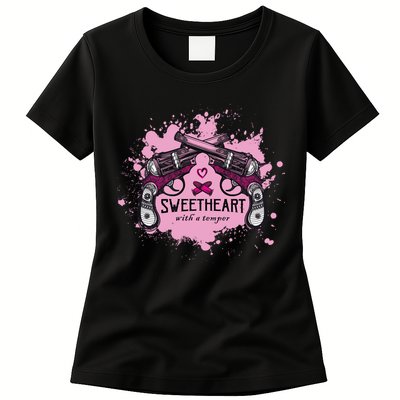 Sweetheart With A Temper Womens T-Shirt