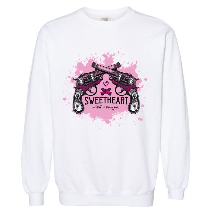 Sweetheart With A Temper Garment-Dyed Sweatshirt