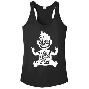 Stay Wild & Free Ladies PosiCharge Competitor Racerback Tank