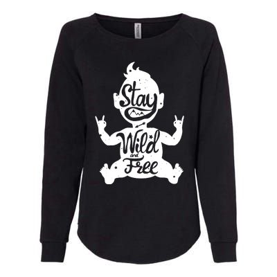 Stay Wild & Free Womens California Wash Sweatshirt