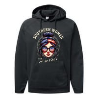 Southern Women For Kamala Harris Walz 2024 Performance Fleece Hoodie