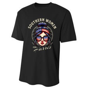 Southern Women For Kamala Harris Walz 2024 Performance Sprint T-Shirt