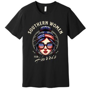 Southern Women For Kamala Harris Walz 2024 Premium T-Shirt