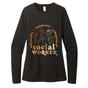 Social Worker Funny Social Work Month Womens CVC Long Sleeve Shirt