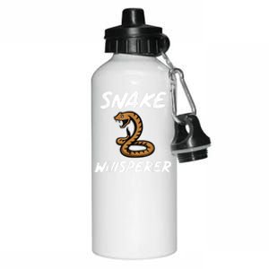 Snake Whisperer Funny Pet Snake For Snake Owners Aluminum Water Bottle