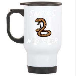 Snake Whisperer Funny Pet Snake For Snake Owners Stainless Steel Travel Mug