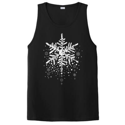 Snowflake Winter Funny Matching Family Christmas Design PosiCharge Competitor Tank